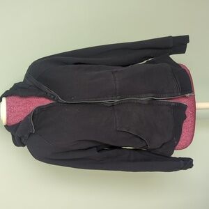 Zyia Black Zip Hoodie L Large